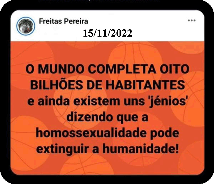 8 bilhões: O planeta completa oito bilhões de habitantes, e ainda existem uns 'jénios' dizendo que a homossexualidade pode extinguir a humanidade!