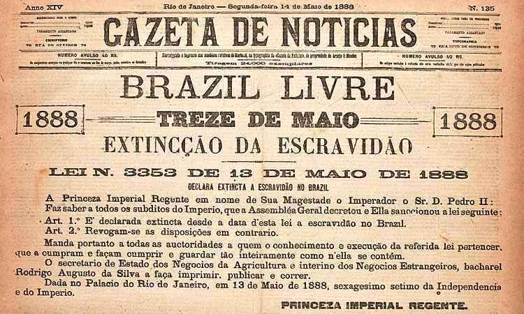 Lei 3353, de 13 de maio de 1888, Lei Áurea Lei 3353, de 13 de maio de 1888, Lei Áurea