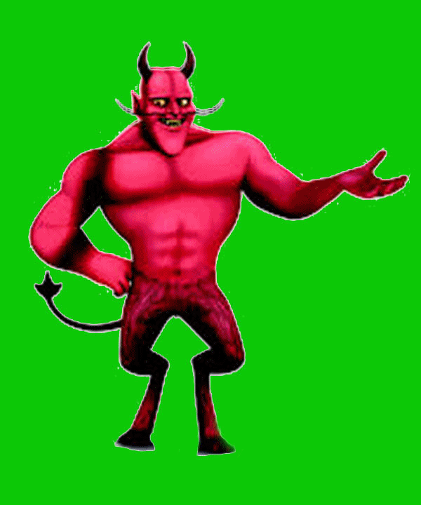 Pastor evangélico abençoa bandidos,
e Satanás ri.